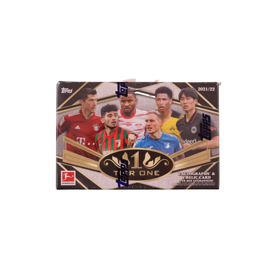 2022 Topps Tier One Bundesliga Soccer Hobby Box