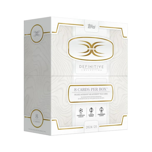 2024-25 Topps Definitive UEFA Club Competitions Soccer Hobby Box